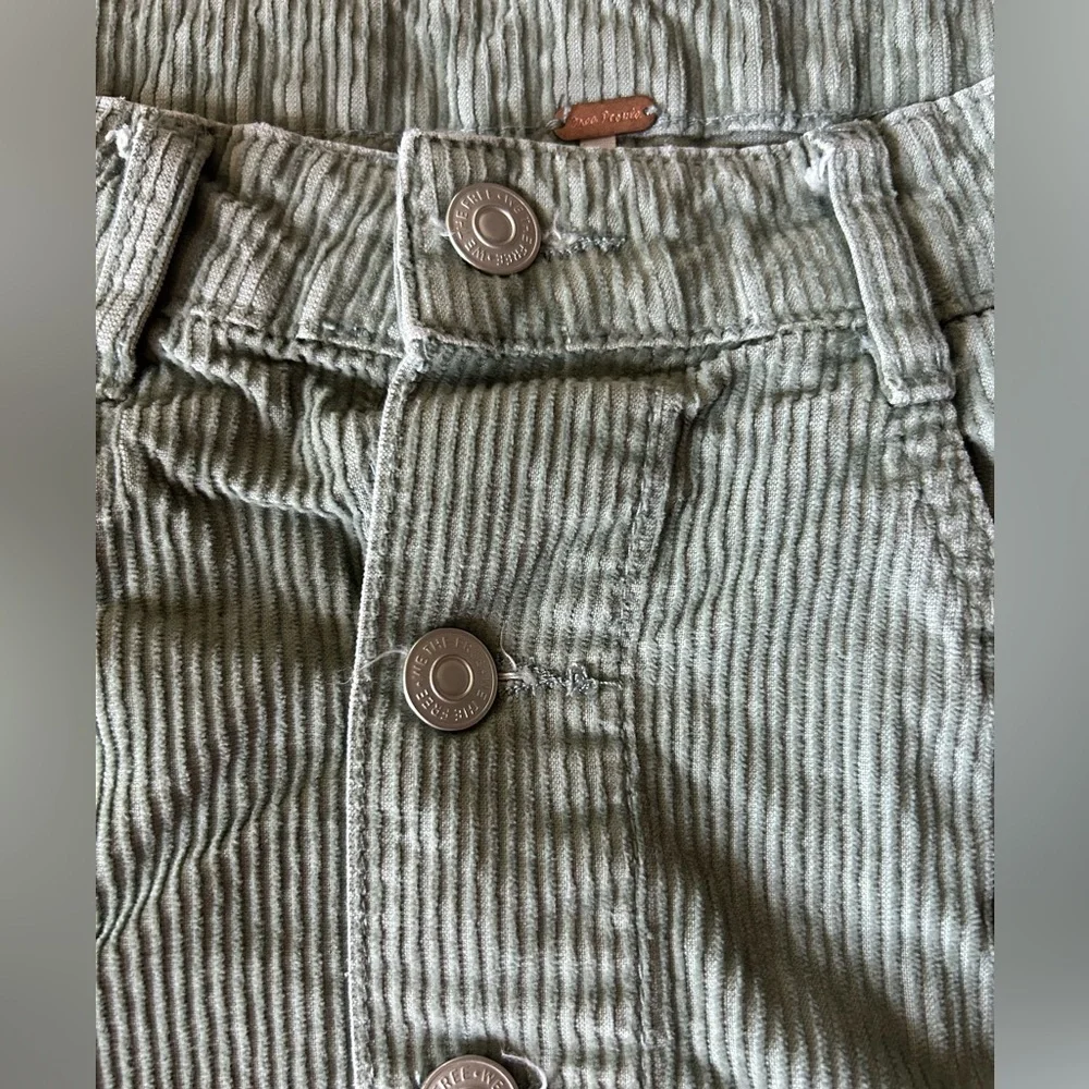 Free People Ray Cord mini skirt Size 8